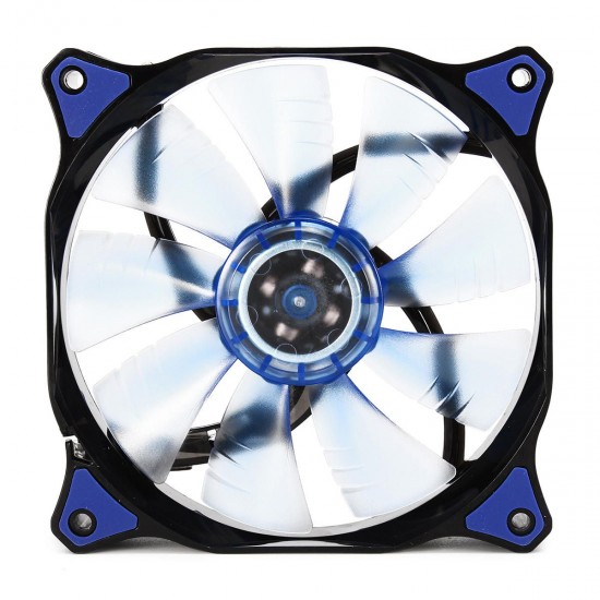 12cm 3 Pin 4 Pin LED Light Computer Cooling Fan Cooler Heatsink for Computer Case Mining