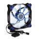 12cm 3 Pin 4 Pin LED Light Computer Cooling Fan Cooler Heatsink for Computer Case Mining