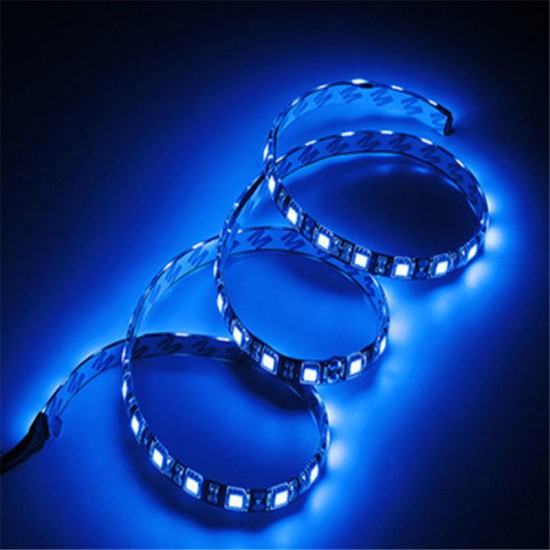 1M 4 Pin White Green Blue Red LED Strip Light for Desktop Computer Case