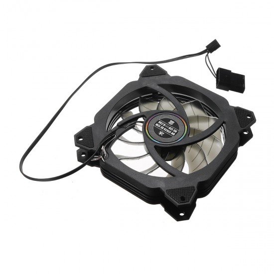 1PC 120mm 3Pin 4Pin Monochrome Color Light Cooling Fan for Desktop PC Computer 1PC 120mm 3Pin 4Pin Monochrome Color Light Cooling Fan for Desktop PC Computer