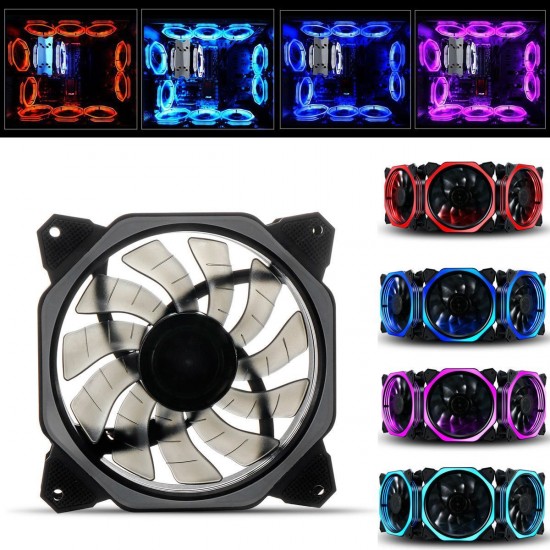 1PC 120mm 3Pin 4Pin Monochrome Color Light Cooling Fan for Desktop PC Computer 1PC 120mm 3Pin 4Pin Monochrome Color Light Cooling Fan for Desktop PC Computer