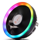 1PCS 120mm RGB Backlit CPU Cooling Fan Desktop Computer Mute Cooler Heatsink with Thermal Silicon Grease for Intel AMD 1PCS 120mm RGB Backlit CPU Cooling Fan Desktop Computer Mute Cooler Heatsink with Thermal Silicon Grease for Intel AMD