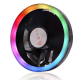 1PCS 120mm RGB Backlit CPU Cooling Fan Desktop Computer Mute Cooler Heatsink with Thermal Silicon Grease for Intel AMD 1PCS 120mm RGB Backlit CPU Cooling Fan Desktop Computer Mute Cooler Heatsink with Thermal Silicon Grease for Intel AMD