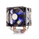 1PCS 90mm Blue LED PWM CPU Cooler CPU Cooling Fan U-shaped Double Heat Pipe Heat Sink with Thermal Silicon Grease for Intel AMD