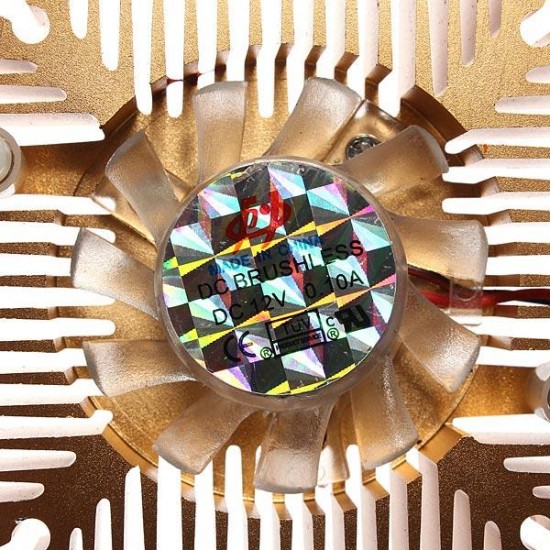 2 Pins 55x55x11mm 12V 0.1A Heat Sink CPU Cooling Fan PC Computer 2 Pins 55x55x11mm 12V 0.1A Heat Sink CPU Cooling Fan PC Computer
