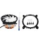 3 Pin 12V 12cm Horizontal CPU Cooler CPU Cooling Fan for Intel LGA 1150/1151/1155/1156/1366/775 AMD Heatsink 3 Pin 12V 12cm Horizontal CPU Cooler CPU Cooling Fan for Intel LGA 1150/1151/1155/1156/1366/775 AMD Heatsink