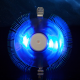 3 Pin 12V 90mm Blue LED Backlit CPU Cooler CPU Cooling Fan Fin Compression Cooler Heatsink with Thermal Silicon Grease for Intel 115X Intel 775X AMD