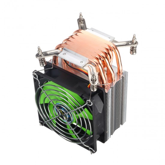 3 Pin 90cm 6 Heat Pipes Cooler Cooling Fan Heatsink for 115X 1366 Motherboard