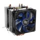 3 Pin 90mm LED Light CPU Cooling Fan Cooler Radiator for Intel LGA2011 LGA1155 AMD3+ AMD2