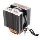 3 Pin CPU Cooler Cooling Fan Heatsink for Intel 775/1150/1151/1155/1156/1366 and AMD All Platforms 5 Colors Lighting