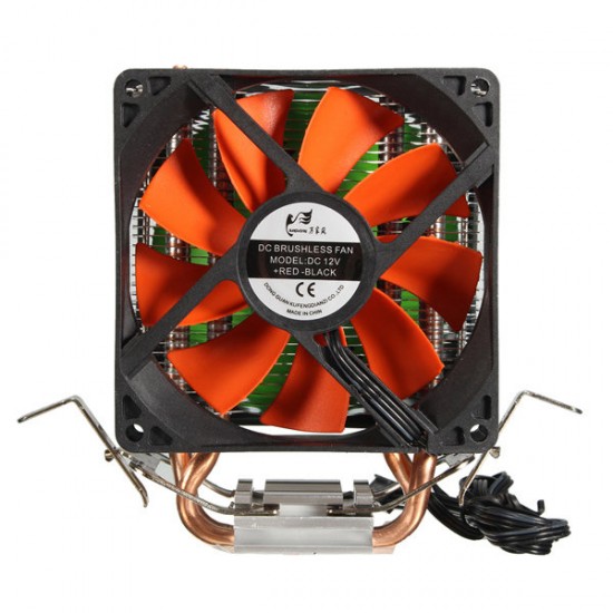 3 Pin Dual Fan CPU Cooler Heat Sink For Intel LGA775/1150/1155 AMD AM2/AM2+/AM3 3 Pin Dual Fan CPU Cooler Heat Sink For Intel LGA775/1150/1155 AMD AM2/AM2+/AM3