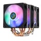 3 Pin Triple Fans Four Copper Heat Pipes Colorful LED Light CPU Cooling Fan Cooler Heatsink for Intel AMD 3 Pin Triple Fans Four Copper Heat Pipes Colorful LED Light CPU Cooling Fan Cooler Heatsink for Intel AMD