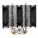 3 Pin Triple Fans Four Copper Heat Pipes Colorful LED Light CPU Cooling Fan Cooler Heatsink for Intel AMD