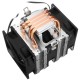 3 Pin Triple Fans Four Copper Heat Pipes Colorful LED Light CPU Cooling Fan Cooler Heatsink for Intel AMD