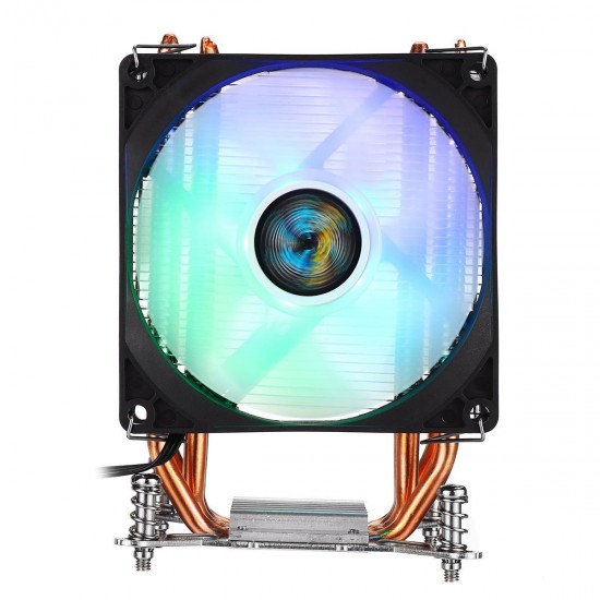 3Pin 1 Fans 4 Heatpipes Colorful Backlit CPU Cooling Fan Cooler Heatsink for Intel LGA 775/1150/1151/1155/1156/1366 3Pin 1 Fans 4 Heatpipes Colorful Backlit CPU Cooling Fan Cooler Heatsink for Intel LGA 775/1150/1151/1155/1156/1366