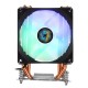 3Pin 1 Fans 4 Heatpipes Colorful Backlit CPU Cooling Fan Cooler Heatsink for Intel LGA 775/1150/1151/1155/1156/1366