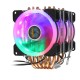 3Pin 3 Fans 6 Heatpipes Colorful Backlit CPU Cooling Fan Cooler Heatsink for Intel AMD 3Pin 3 Fans 6 Heatpipes Colorful Backlit CPU Cooling Fan Cooler Heatsink for Intel AMD