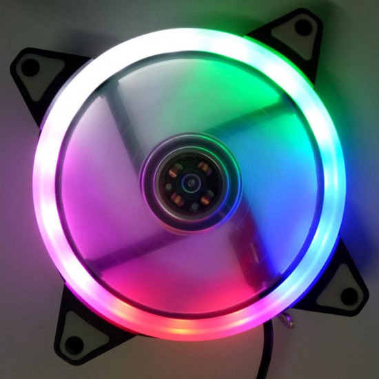 3Pin 4Pin LED RGB Cooling Fan 120mm DC 12V Brushless PC Cooler For Computer Case