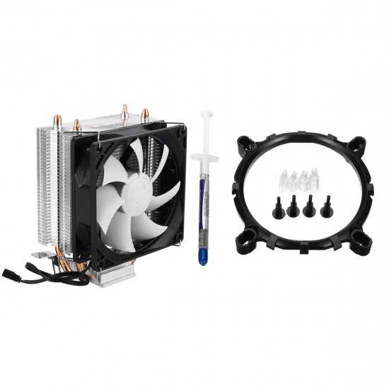 3Pin DC 12V Colorful Backlight 90mm CPU Cooling Fan PC Heatsink for Intel/AMD For PC Computer Case