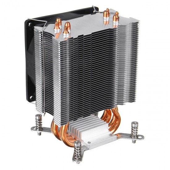 4 Copper Heatpipes CPU Cooler 9cm Quiet Fan Radiator 3/4Pin Cooling Fan Heatsink Cooler For 115x 2011 X58 X79 X99 X299 AMD3/4