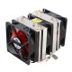 4 Heat Pipes Red Led 3 CPU Cooling Cooler Fan Heat Sink for AMD AM2/2+ AM3 Intel LGA 1156