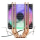 4Pin 4 Heatpipes Colorful Backlit CPU Cooling Fan Cooler Heatsink For Intel AMD 4Pin 4 Heatpipes Colorful Backlit CPU Cooling Fan Cooler Heatsink For Intel AMD