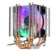 4Pin 4 Heatpipes Colorful Backlit CPU Cooling Fan Cooler Heatsink For Intel AMD