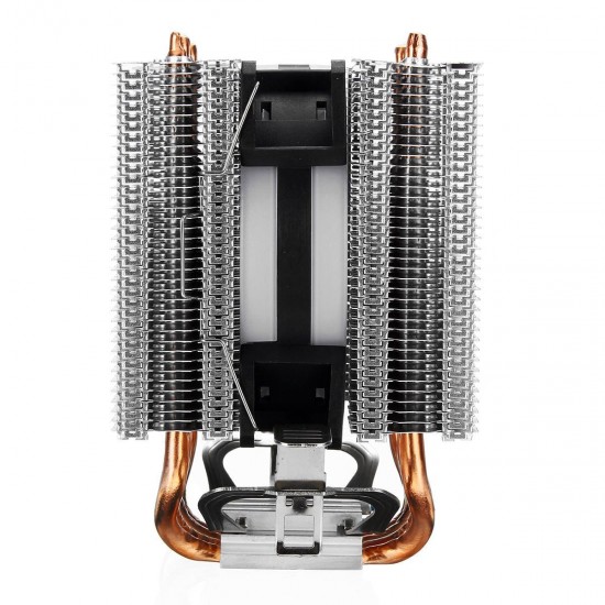 4Pin 4 Heatpipes Colorful Backlit CPU Cooling Fan Cooler Heatsink For Intel AMD 4Pin 4 Heatpipes Colorful Backlit CPU Cooling Fan Cooler Heatsink For Intel AMD