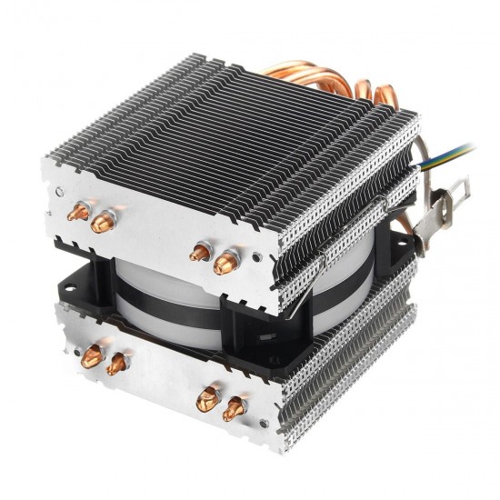 4Pin 4 Heatpipes Colorful Backlit CPU Cooling Fan Cooler Heatsink For Intel AMD 4Pin 4 Heatpipes Colorful Backlit CPU Cooling Fan Cooler Heatsink For Intel AMD