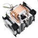 4Pin Three Fans 4-Heatpipes Colorful Backlit CPU Cooling Fan Cooler Heatsink For Intel AMD