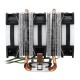 4Pin Three Fans 4-Heatpipes Colorful Backlit CPU Cooling Fan Cooler Heatsink For Intel AMD