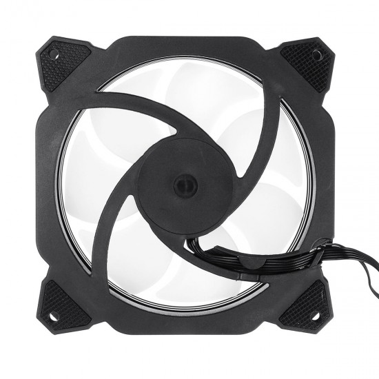 6 Pin 12*12*2.5cmRGB Colorful LED Cooling Fan for Computer Case