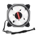 6 Pin 12*12*2.5cmRGB Colorful LED Cooling Fan for Computer Case