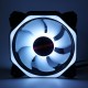 6 Pin 12*12*2.5cmRGB Colorful LED Cooling Fan for Computer Case