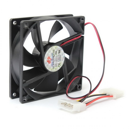 90x90x25mm 12V 4Pin Computer PC CPU Silent Cooling Cooler Case Fan