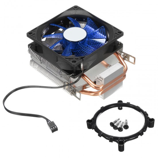 9cm LED 3 Pin CPU Cooling Fan Cooler Heat Sink For Intel LAG/1155/1156 AMD 754/AM2/AM2+AM3/FM1 9cm LED 3 Pin CPU Cooling Fan Cooler Heat Sink For Intel LAG/1155/1156 AMD 754/AM2/AM2+AM3/FM1