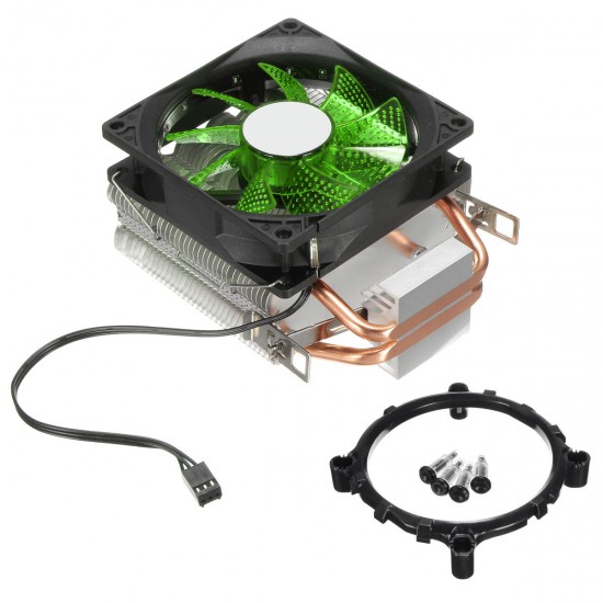 9cm LED 3 Pin CPU Cooling Fan Cooler Heat Sink For Intel LAG/1155/1156 AMD 754/AM2/AM2+AM3/FM1 9cm LED 3 Pin CPU Cooling Fan Cooler Heat Sink For Intel LAG/1155/1156 AMD 754/AM2/AM2+AM3/FM1