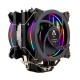 H120D CPU Cooler RGB Fan 120MM PWM 4 Pin 6 Heat Pipes Cooler for LGA 775 115x 1366 2011 AM2+ AM3+ AM4