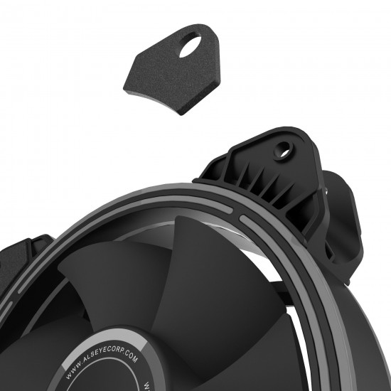 HALO PC Cooling Fan 4 Pin PWM 120mm Static LED RGB Computer Fan for Case and CPU Fan Replacement HALO PC Cooling Fan 4 Pin PWM 120mm Static LED RGB Computer Fan for Case and CPU Fan Replacement