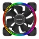 HALO PC Cooling Fan 4 Pin PWM 120mm Static LED RGB Computer Fan for Case and CPU Fan Replacement