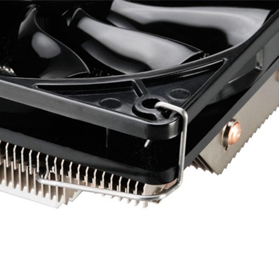 Ultra-Thin 4 Pin 4 Heat Pipes PWM CPU Cooling Fan Cooler Heatsink for Intel AMD