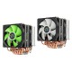 3 Pin Double Fan 6 Copper Tube Dual Tower CPU Cooling Fan Cooler Heatsink for Intel AMD