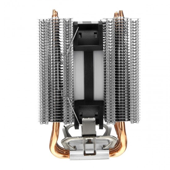 Colorful Backlit 3 Pin Single Fan 4 Copper Tube Dual Tower CPU Cooling Fan Cooler Heatsink for Intel AMD Colorful Backlit 3 Pin Single Fan 4 Copper Tube Dual Tower CPU Cooling Fan Cooler Heatsink for Intel AMD