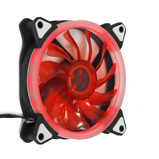 B02207 120mm 12V RGB LED Light Low Noise CPU Cooler Cooling Fan B02207 120mm 12V RGB LED Light Low Noise CPU Cooler Cooling Fan