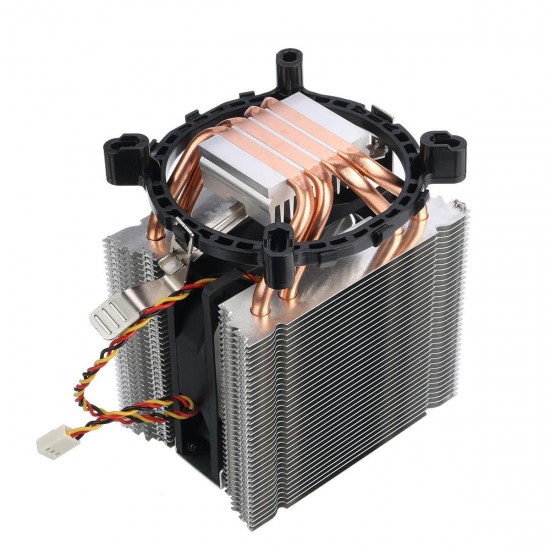 Colorful Backlit 3 Pin Single Fan 4 Copper Tube Dual Tower CPU Cooling Fan Cooler Heatsink for Intel AMD