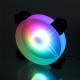 Cooling Fan 6pcs RGB PC Fan Cooler 6Pin 120mm Cooling Fan For Computer Case Silent Gaming Case Music Remote Cooler Fan With Controller