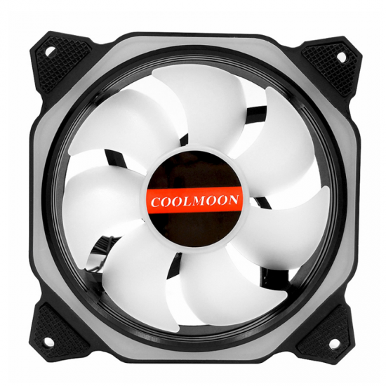 120mm Adjustable RGB LED Light CPU Cooling Fan Mute Octagon Computer PC Case Cooling Fan