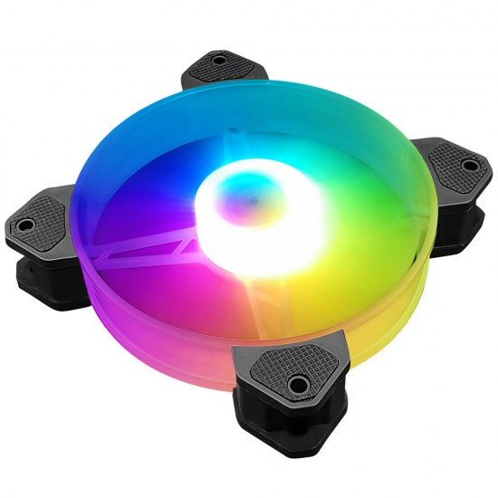 12cm RGB Cooling Fans Quiet Computer Case Chassis Fan Computer PC Cooler for PC Computer CPU