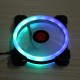 1PCS 120mm Adjustable RGB LED Light Computer PC Case Cooling Fan