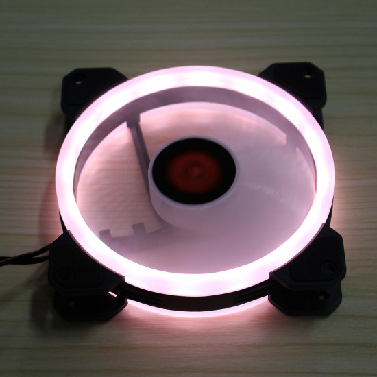 1PCS 120mm Adjustable RGB LED Light Computer PC Case Cooling Fan 1PCS 120mm Adjustable RGB LED Light Computer PC Case Cooling Fan